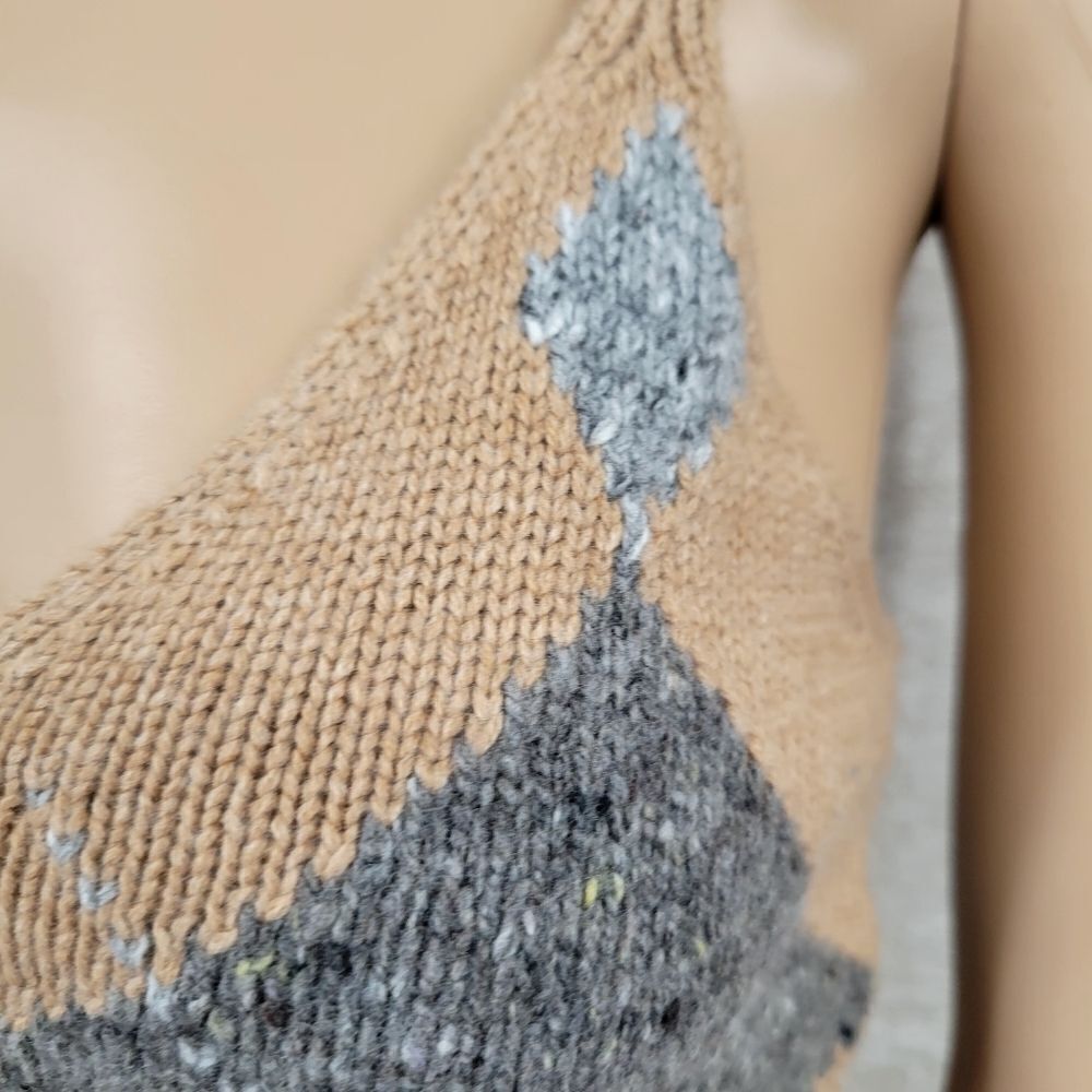 Polo Ralph Lauren Argyle Wool-Cashmere-Blend Bralette NWT - Picture 3 of 9